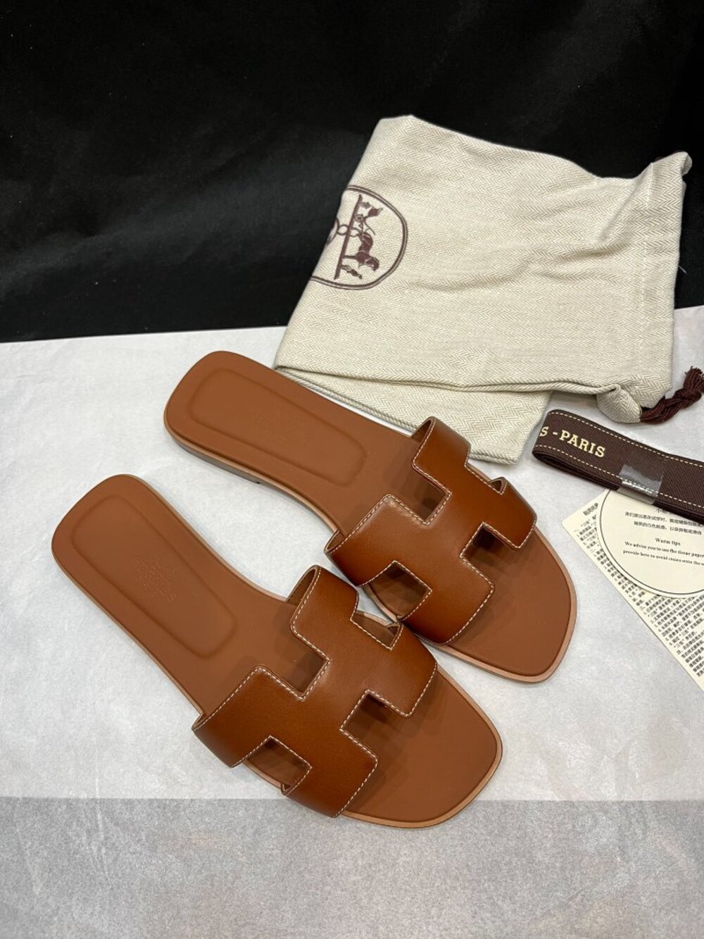 Hermès Oran H-Shaped Sandals - Picture 4 of 9